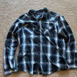 Burnside Plaid Shirt XXL
